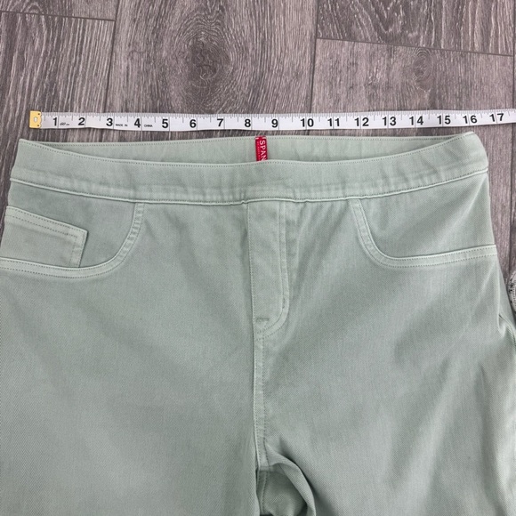 SPANX Women Pull-On Sage Green Jeanish Leggings SZ XL - Picture 10 of 13